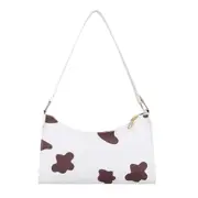 Fashion Cow Print Printed Women Handbags Casual Portable Underarm Tote Purse Female Travel Daily Shoulder Shopping Clutches
