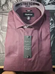 Kenneth Cole Awareness Men's 16.5 36/37 Long-sleeved Button-down Dress Shirt