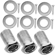 SECFOU Guitar Tuner Accessories 6 Sets Nut Screw Washer for Electric/acoustic Guitar Tuning