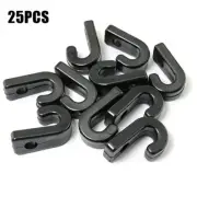 25 Pcs Kayak Nylon Lashing Hook Bungee Hook J Hooks/for Kayaks Canoes,Boats