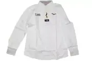 Functional Forty Five Dress Shirt White Size L 100% Cotton 15" Neck 42" Chest