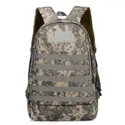 3PCS Outdoor Sports Shoulder Bag Tactical Backpack Camouflage Military Men Women Climbing Hiking Camping Storage Punch GREY COLOR