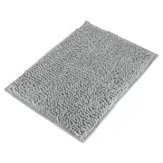 Bath Rug 24'' x 16'', Non Slip Washable Bath Mat for Bathroom, Bedroom, (Grey)