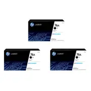 HP 76A Toner Commercial Pack - Black - 3 Pack 3000 Pages - for HP LaserJet Pro M404dn / M404dw / M404n / MFP M428fdn / MFP M428fdw / M430f Printer [LASHPL4490544B]