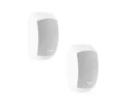Biamp Desono MASK6CT 6.5" Design Surface Mount 70V/100V Loudspeaker PAIR - White