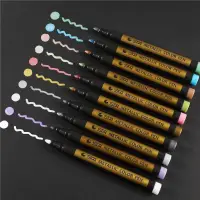 在飛比找蝦皮購物優惠-10 colors/lot Metallic Marker 