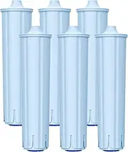 Pack of 6 Water Filters for Jura Blue Filter Cartridge for Jura 71312 Blue, GIGA, ENA, Micro, IMPRESSA Fully Automatic Coffee Machines