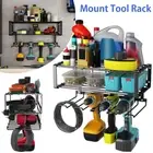 Power Tool Organizer Electric Drill Storage Rack Wall Mount Garage Tool PaKMB