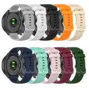 For Garmin Venu/Venu SQ/Forerunner245/645 Music Sport Silicone Watch Band Strap