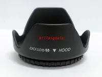 在飛比找Yahoo!奇摩拍賣優惠-55mm-鏡頭蓋+遮光罩（送貼膜）←規格遮光罩 UV鏡 鏡頭