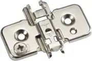 Blum Nickel-Plated Steel Clip Top Frameless Cam-mounting Plate (Pack of 5)