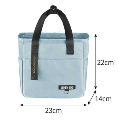 Insulated Bento Lunch Box Thermal Bag Large Capacity Food Zipper Storage Bags Co