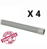 MX6, MX8 , T3, T5 - 4 X 1M HOSES - ZODIAC / BARRACUDA POOL CLEANER GREY GENUINE