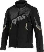 GMS-Moto Arrow, textile jacket , color: Black/Grey , size: M
