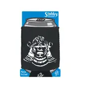 Samura Head - Funny Novelty Stubby Holder With Base