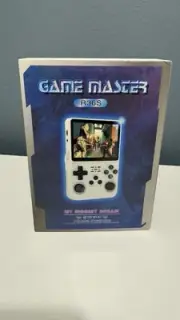 R36S Retro Handheld Video Game System 3.5", New OS + 256GB! White Rare