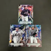 2025 Topps Tribute NY Mets Lot (3) Lindor, Alonso & Piazza