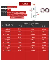 在飛比找樂天市場購物網優惠-哈爾濱軸承7209721072117212721372147