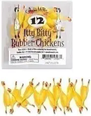 Archie McPhee Itty Bitty Rubber Chickens by Archie McPhee