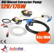 Portable 12V DC Electric Fuel Transfer Pump Diesel Kerosene Oil Commercial Auto