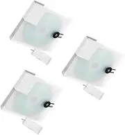 3pcs 12 /DVD Storage Case Bag 12 Slots/DVD Holder Damp-Proof Scratch-Resistant for Travel Home Office