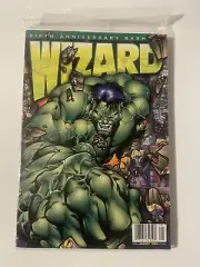 New Sealed Wizard Magazine 60 Incredible Hulk Fifth Anniversary Bash August 1996