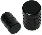 Motorcycle Accessories Tire Valve Caps Cover Plugs Compatible with Moto Guzzi V100 Mandello V7 Stone V8S TT Bobber Breva 850 1100 1200(Black)