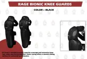 RAGE BIONIC BLACK KNEE GUARD - CE LEVEL 2