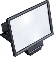 jojofuny Screen Magnifier for Cell Phone Magnifiers Laptop Stand Charger Smartphone Stand Cellphone Screen Enlarger Foldable Phone Stand Amplifier Gadgets Magnifying Screen Ring Light Black