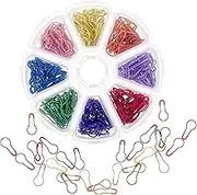 FUNNETOYU 320Pcs Gourd Safety Pins Tag Fixing Pins for DIY Crafts Metal Clothing Tag Fasteners for Weddings Parties and Daily Use