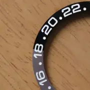 Outer Diameter 38mm Inner Diameter 30.5mm Ceramic GMT Black Watch Bezels