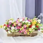 Sunflower Rose Potted Plants Artificial Decor Faux Plants Arrangement Home