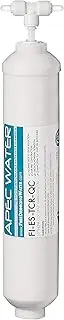 APEC FI-ES-TCR-QC 10" High Capacity Inline Carbon Filter with 1/4" Quick Connect for Undersink Reverse Osmosis Water System Stage-5