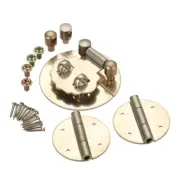 Decorative Hinge & Latch Hasp Clasp Antique Vintage Jewelry Box Hasp for Cabinet