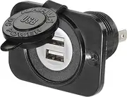 Narva Heavy-Duty Dual USB Socket