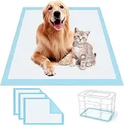 Puppy Pads with Leak-Proof Quick-Dry Design for Square Pet Playpen Standard Absorbency Dog Training Pads Dog Potty Pads for Cat Cage and Dog Crate (Medium（20 Count - 35.4”*23.6”）)