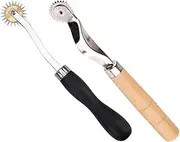 ULDIGI Practical Tracing Wheel for Sewing Patterns Wooden Handle Essential Sewing Accessory