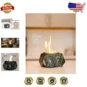 Portable Smokeless Tabletop Fire Pit - Durable Concrete Bowl for Any Occasion