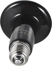 HOLIDYOYO 50W Ceramic Heating Emitter for Reptiles No Light Heat Lamp for Lizard Snake and Pet Care High Thermal Efficiency for Aquariums and Habitats