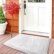 Tie-dye Plush Carpet 40x60cm Home Soft Area Rug Girls Bedroom Bed Blanket Children's Room Decoration Non-Slip Floor Mat,White,50X80CM(1.6X2.6FT)