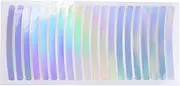 X AUTOHAUX 20 Pcs Wheel Rim Stickers Arc-Shape Car Wheel Rim Tapes Decoration Stickers for 14"-22" Rim Assorted Color PET