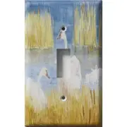 SnazzySwitch Wading Geese Decorative Light Switch Plate Cover