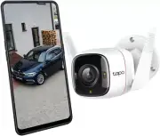TP-Link Tapo Outdoor Security Camera, Wireless/Wired, 2K QHD, 4MP, Color Nigh...