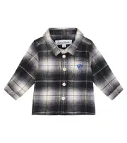 [Tartine et Chocolat] Tartine et Chocolat Checked cotton flannel shirt M 3 grey