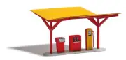 Busch 1917 HO/OO Gauge Minol Gas Station Kit