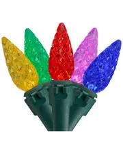 Northlight 200 Count LED Faceted C6 Christmas Light Ornaments