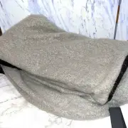NEW Steve Madden grey black reversible scarf