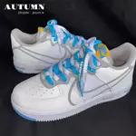 特價款 NIKE AIR FORCE 1 REACT 白藍 CT1020-100 緩震 鞋墊 運動鞋