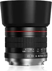 [BENOISON] 85mm f1.8 Portrait Lens - EF Lens for Canon DSLR, Manual Camera Lenses for EOS Rebel T8i T7i T7 T6 T6s T6i T3i T2i SL3 SL2 90D 80D 77D 4000D,1DX 5D 6D Mark II/III/IV etc