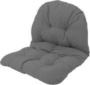 FONDOTIN Hanging Chair Cushion Multi Purpose Garden Seat Cushion for Outdoor Use Durable and Comfortable Egg Chair Replacement Pad for Swing Chairs and Relaxation Deep Grey